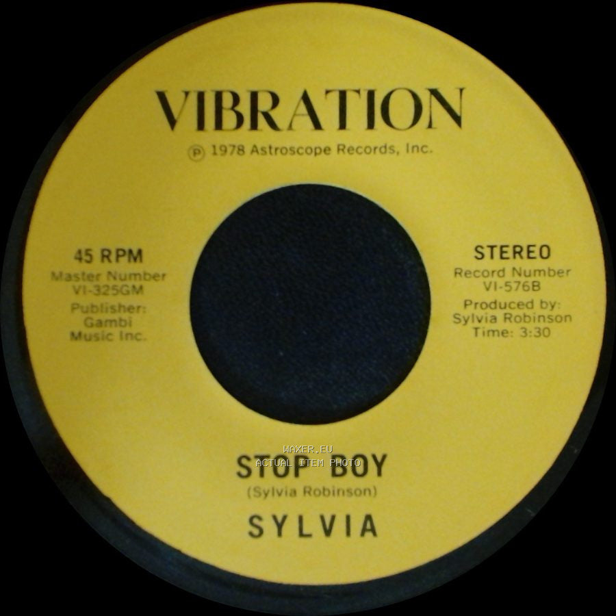 Sylvia - Stop Boy / Automatic Lover side A