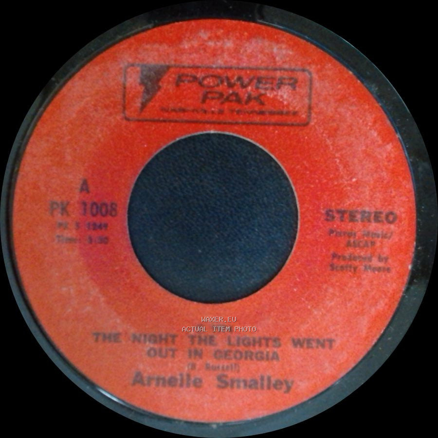 Arnelle Smalley / Amelle Snalley - I Wanta Get To You / The Night The Lights Went Out (In) Georgia side A