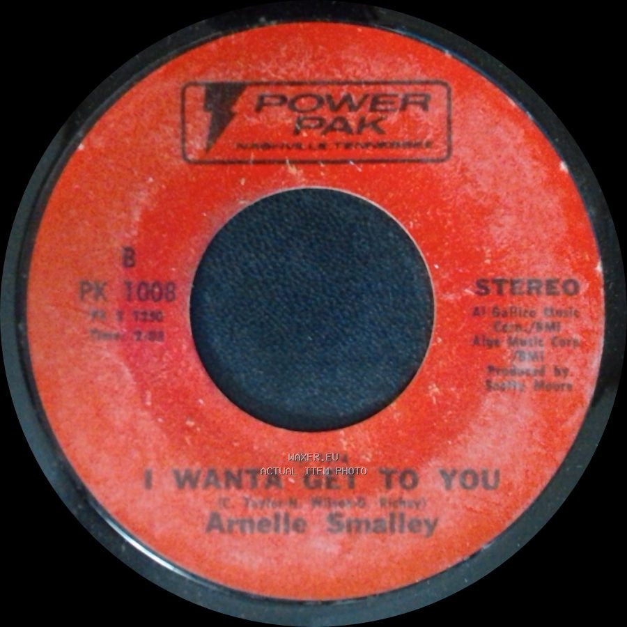 Arnelle Smalley / Amelle Snalley - I Wanta Get To You / The Night The Lights Went Out (In) Georgia side B