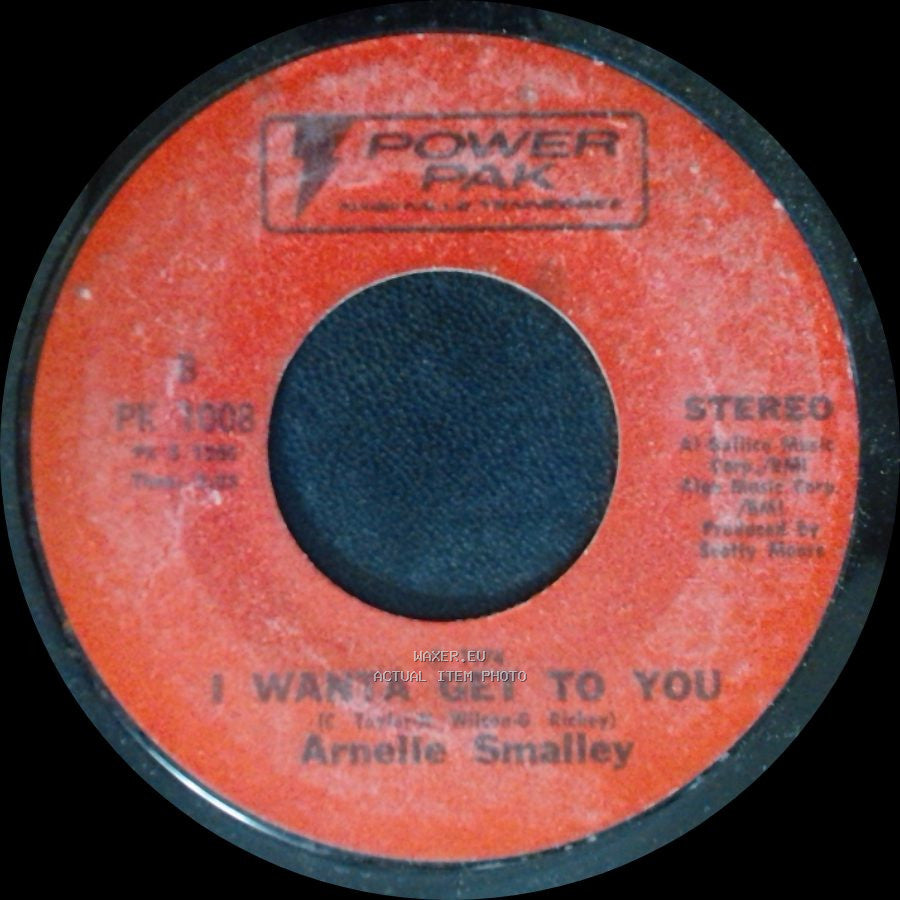 Arnelle Smalley / Amelle Snalley - I Wanta Get To You / The Night The Lights Went Out (In) Georgia side A