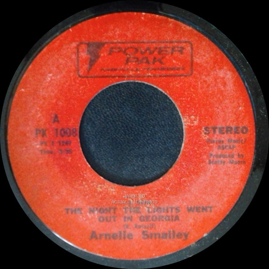 Arnelle Smalley / Amelle Snalley - I Wanta Get To You / The Night The Lights Went Out (In) Georgia side B