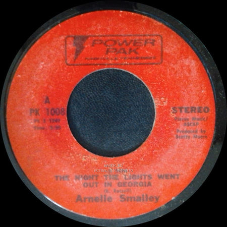 Arnelle Smalley / Amelle Snalley - I Wanta Get To You / The Night The Lights Went Out (In) Georgia side B