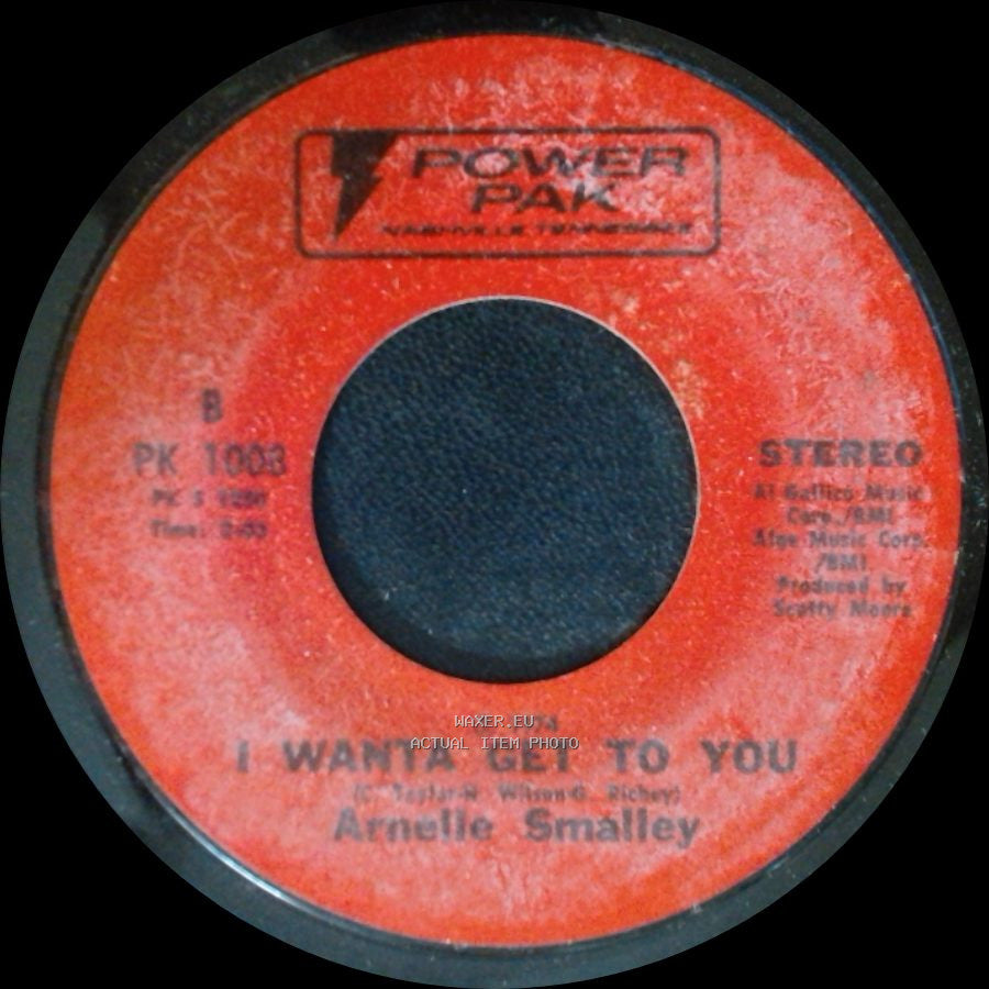 Arnelle Smalley / Amelle Snalley - I Wanta Get To You / The Night The Lights Went Out (In) Georgia side B