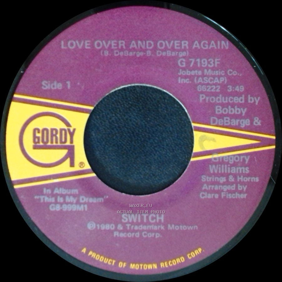 Switch - Love Over And Over Again / Keep Movin' On side A