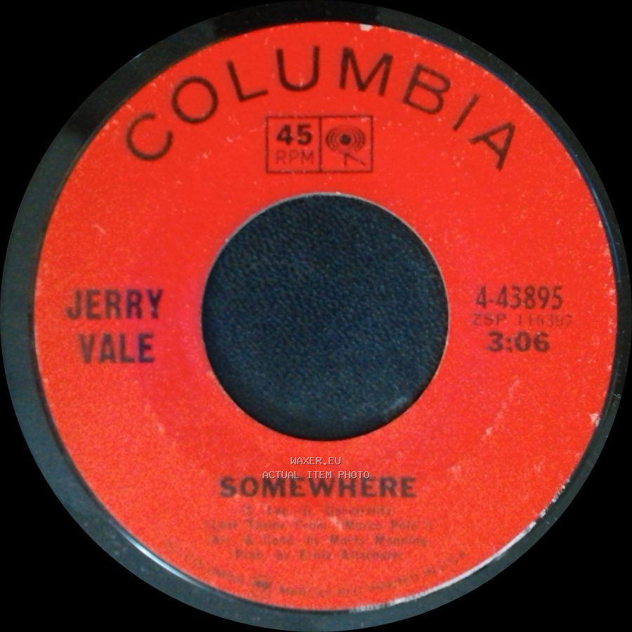 Jerry Vale - Somewhere / I've Lost My Heart Again side A