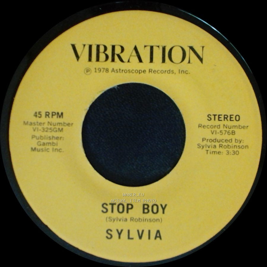 Sylvia - Stop Boy / Automatic Lover side A