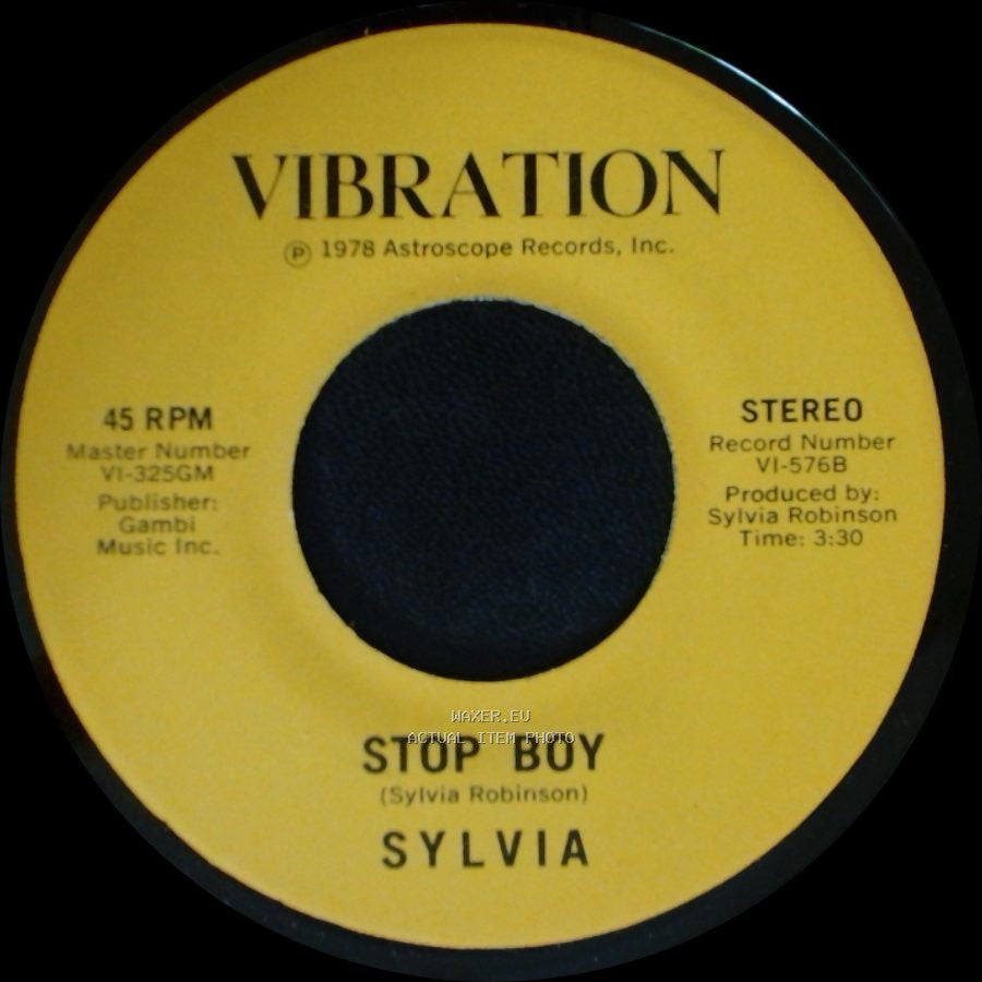 Sylvia - Stop Boy / Automatic Lover side A