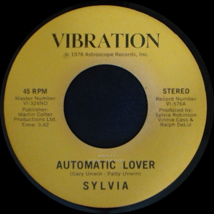 Sylvia - Stop Boy / Automatic Lover side A