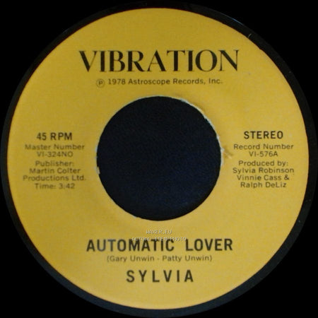 Sylvia - Stop Boy / Automatic Lover side A