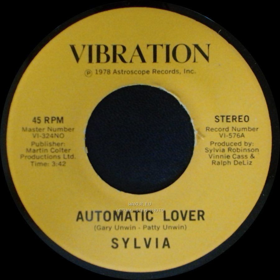 Sylvia - Stop Boy / Automatic Lover side A