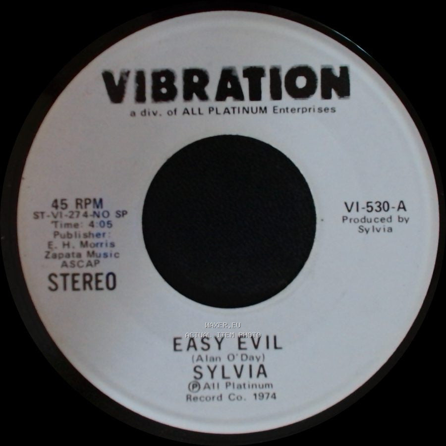 Sylvia - Easy Evil / Easy Evil side B