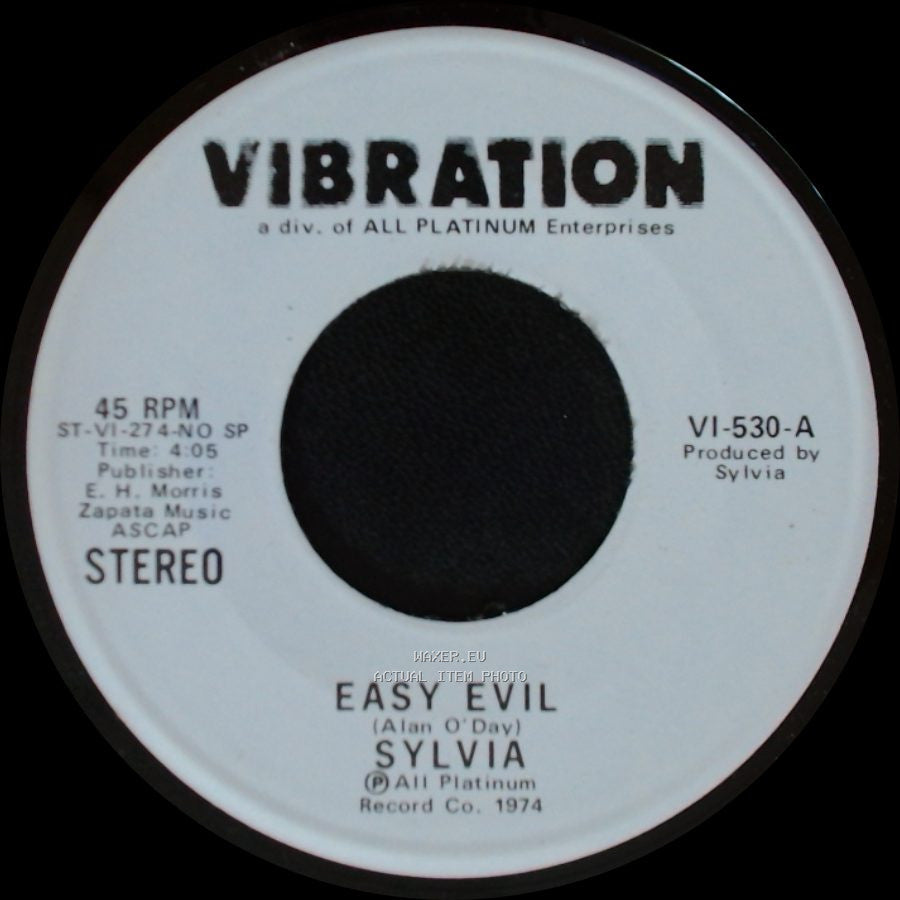 Sylvia - Easy Evil / Easy Evil side B