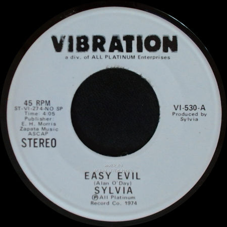 Sylvia - Easy Evil / Easy Evil side B