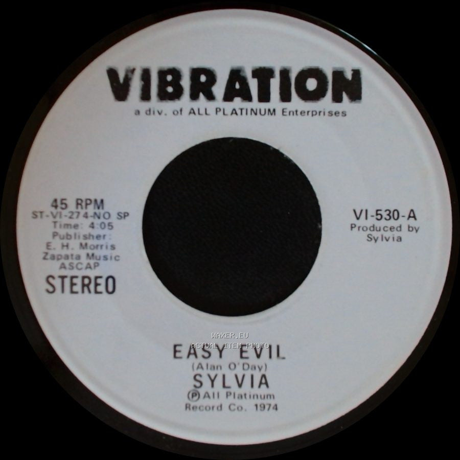 Sylvia - Easy Evil / Easy Evil side B
