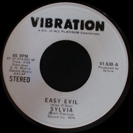Sylvia - Easy Evil / Easy Evil side A