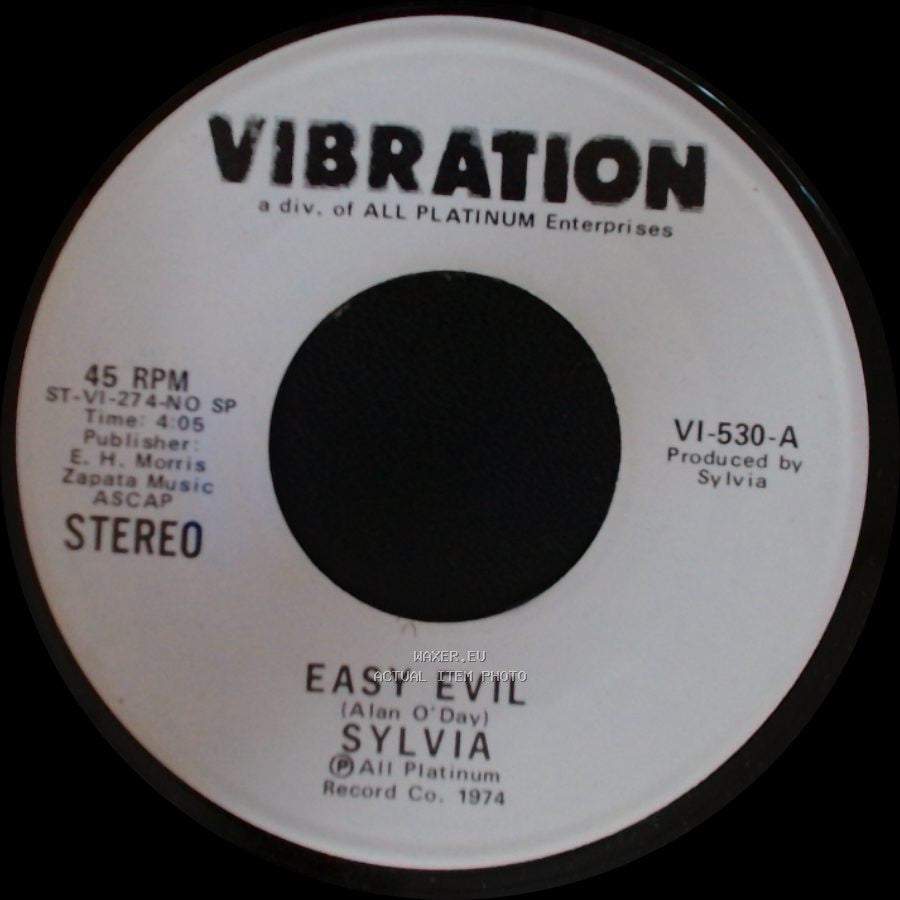 Sylvia - Easy Evil / Easy Evil side A