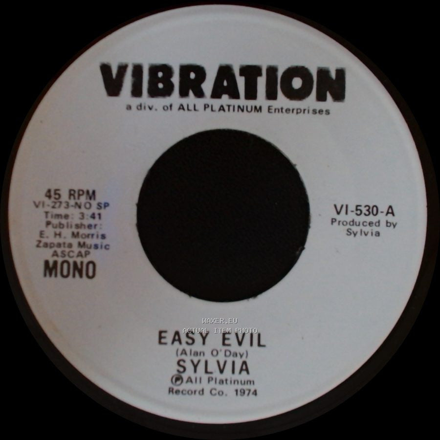 Sylvia - Easy Evil / Easy Evil side B