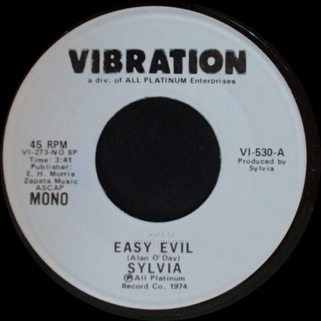 Sylvia - Easy Evil / Easy Evil side B