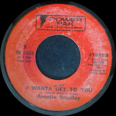 Arnelle Smalley - The Night The Lights Went Out In Georgia / I Wanta Get To You side B