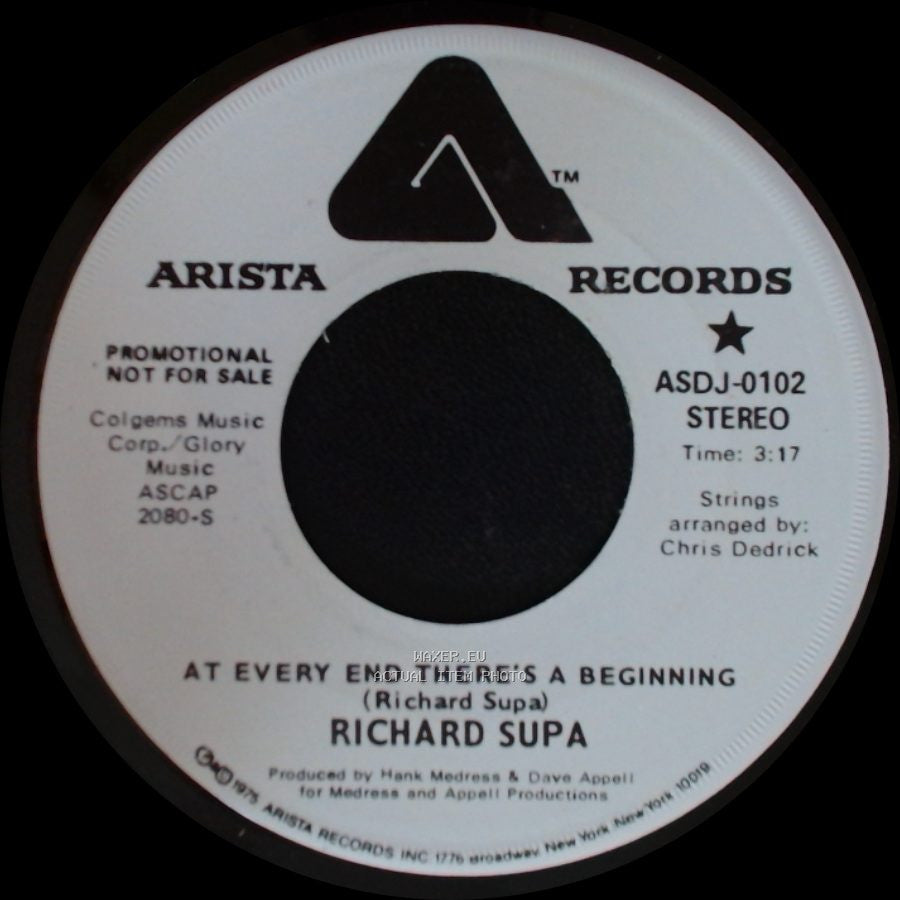 Richard Supa - At Every End There's A Beginning / At Every End There's A Beginning side A