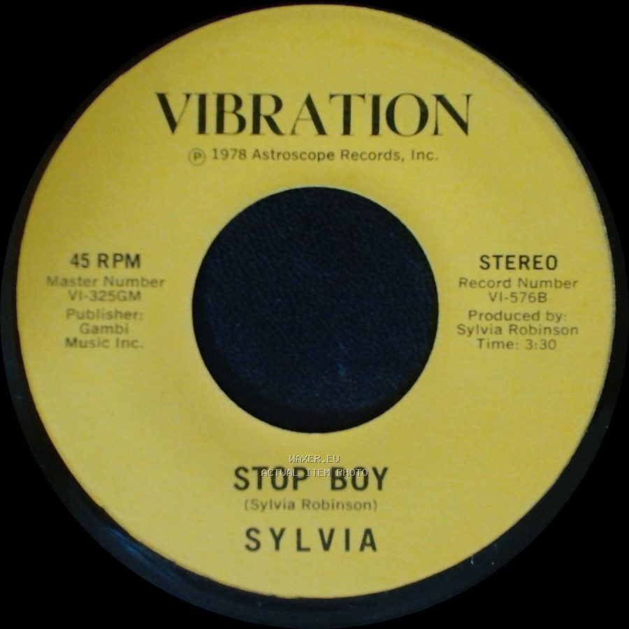 Sylvia - Stop Boy / Automatic Lover side A
