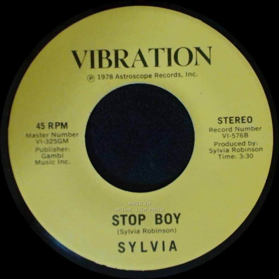 Sylvia - Stop Boy / Automatic Lover side A