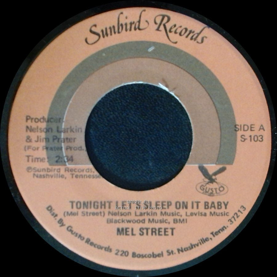 Mel Street - Tonight Lets Sleep On It Baby / Muddy Mississippi side A