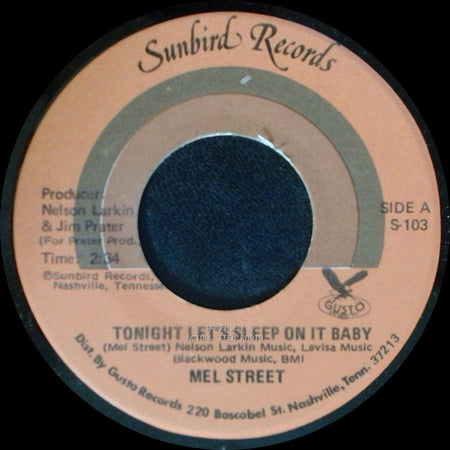 Mel Street - Tonight Lets Sleep On It Baby / Muddy Mississippi side A