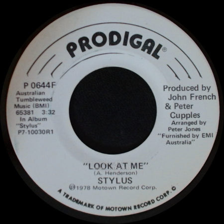 Stylus - Look At Me / Look At Me side A