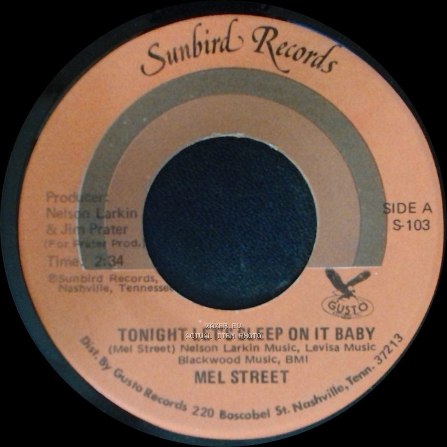 Mel Street - Tonight Lets Sleep On It Baby / Muddy Mississippi side A
