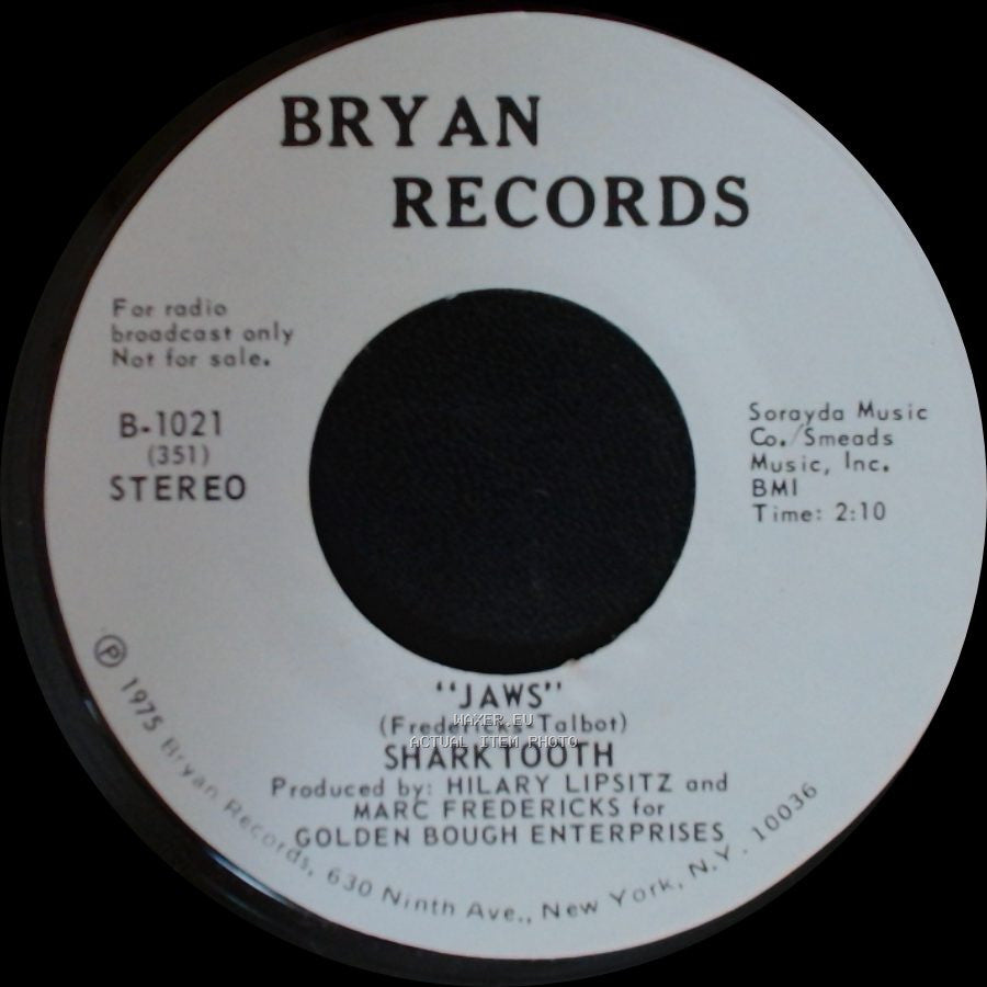 Shark Tooth - Jaws / Jaws side B