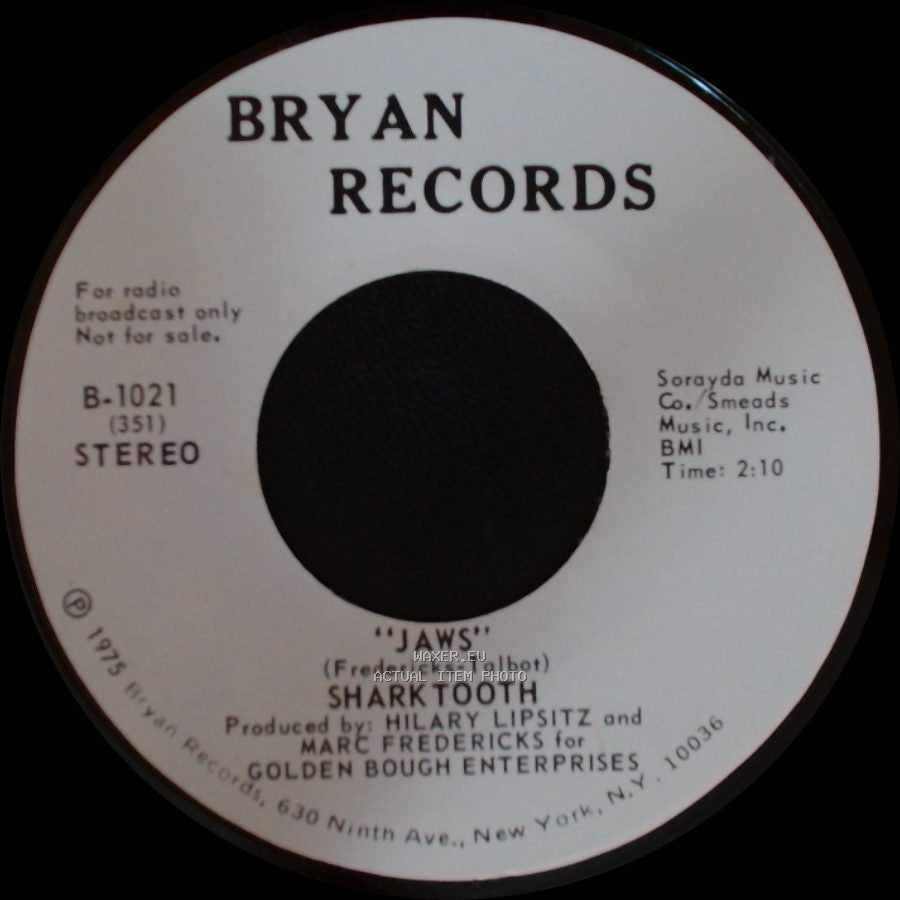 Shark Tooth - Jaws / Jaws side A