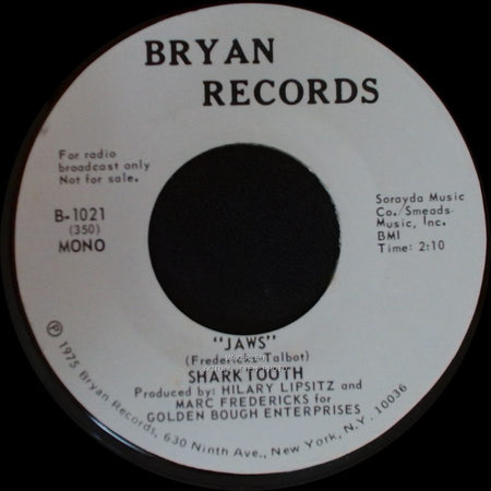 Shark Tooth - Jaws / Jaws side B