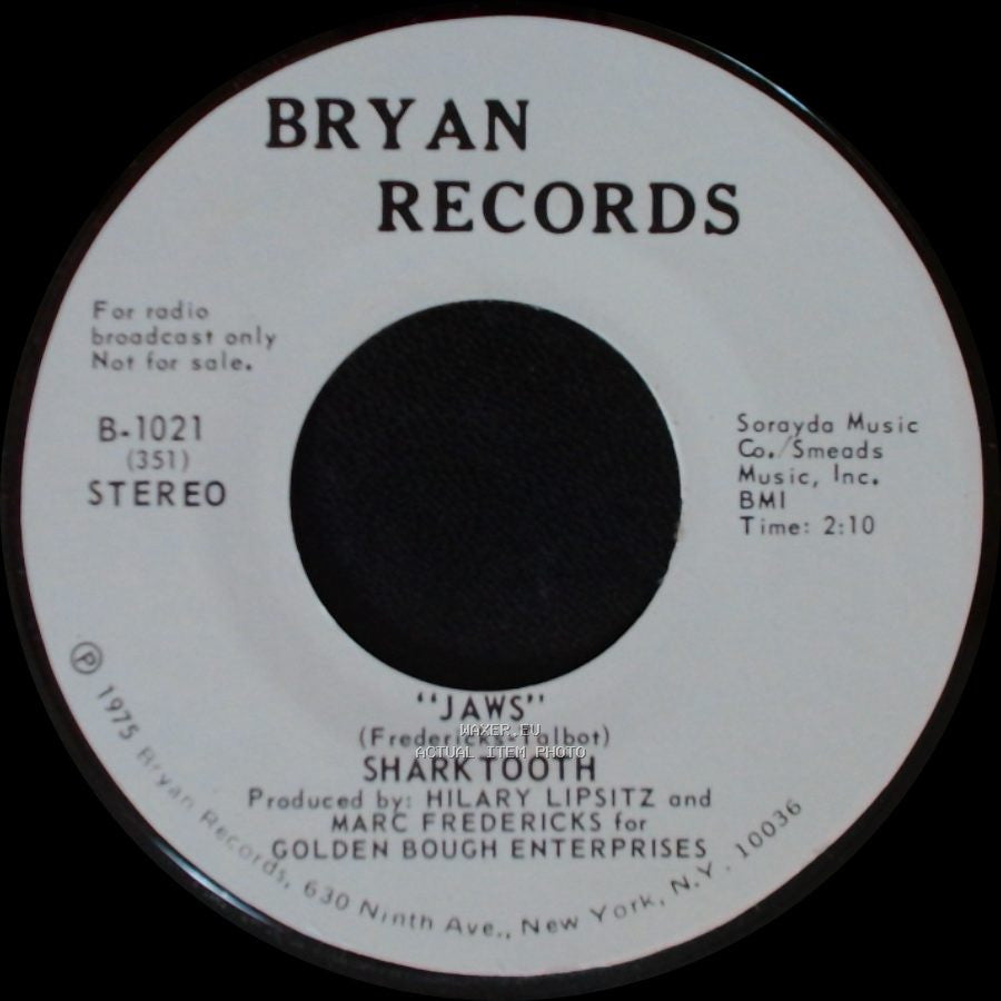 Shark Tooth - Jaws / Jaws side A
