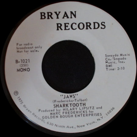 Shark Tooth - Jaws / Jaws side B