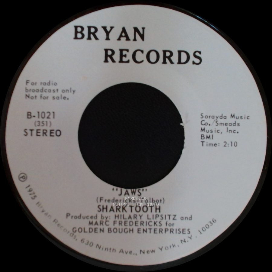 Shark Tooth - Jaws / Jaws side A