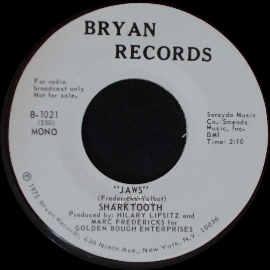 Shark Tooth - Jaws / Jaws side B