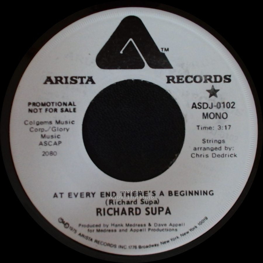 Richard Supa - At Every End There's A Beginning / At Every End There's A Beginning side A