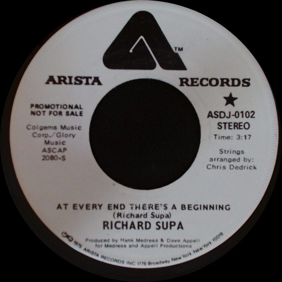Richard Supa - At Every End There's A Beginning / At Every End There's A Beginning side A