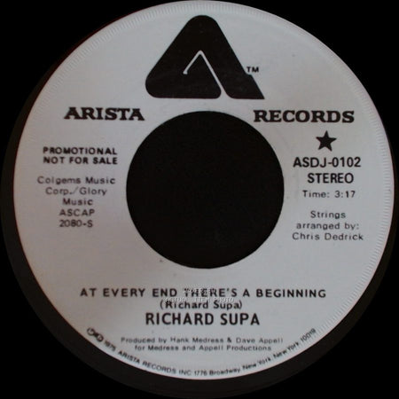 Richard Supa - At Every End There's A Beginning / At Every End There's A Beginning side A