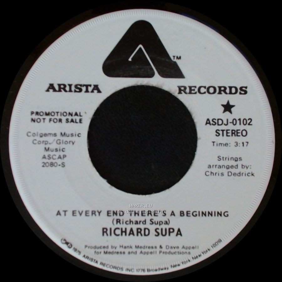 Richard Supa - At Every End There's A Beginning / At Every End There's A Beginning side B