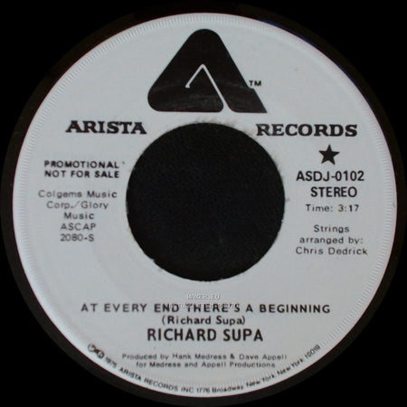 Richard Supa - At Every End There's A Beginning / At Every End There's A Beginning side B