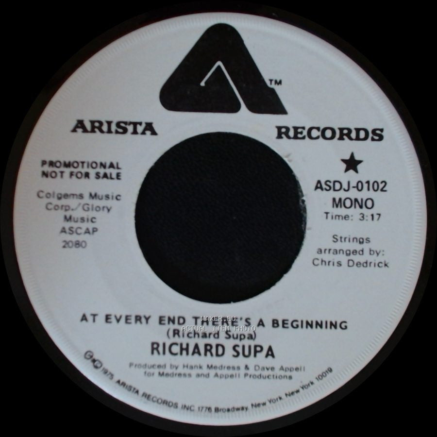 Richard Supa - At Every End There's A Beginning / At Every End There's A Beginning side A
