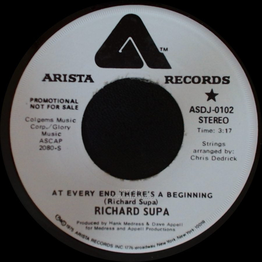 Richard Supa - At Every End There's A Beginning / At Every End There's A Beginning side B