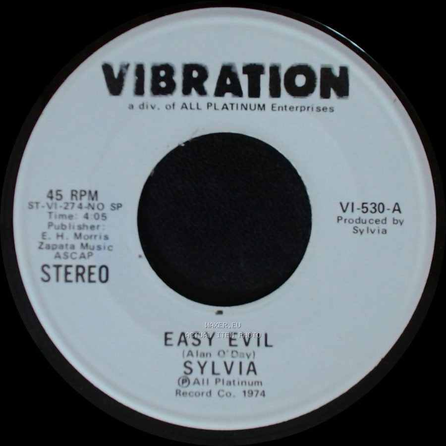 Sylvia - Easy Evil / Easy Evil side B