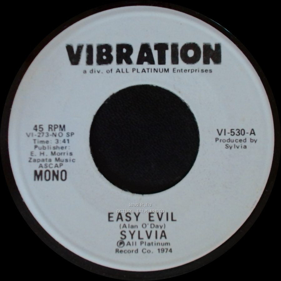 Sylvia - Easy Evil / Easy Evil side A