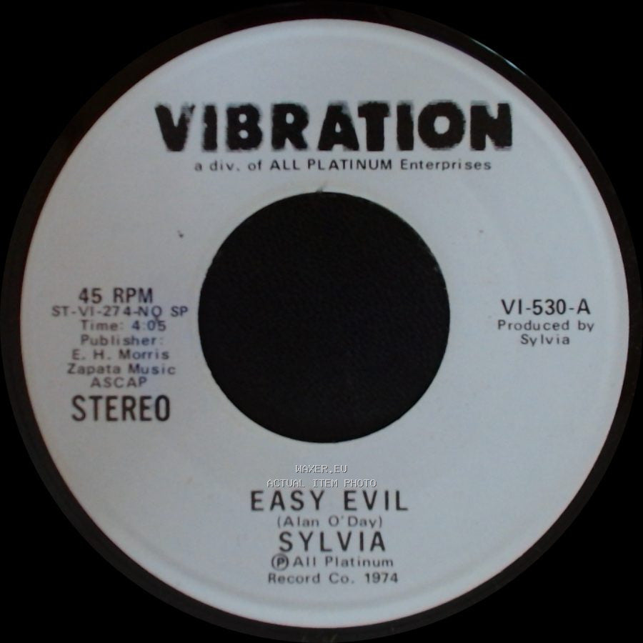 Sylvia - Easy Evil / Easy Evil side B