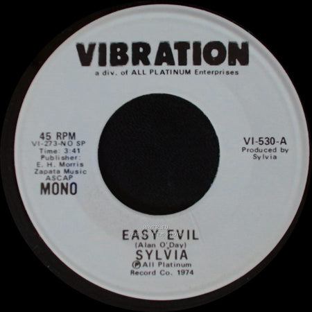 Sylvia - Easy Evil / Easy Evil side B
