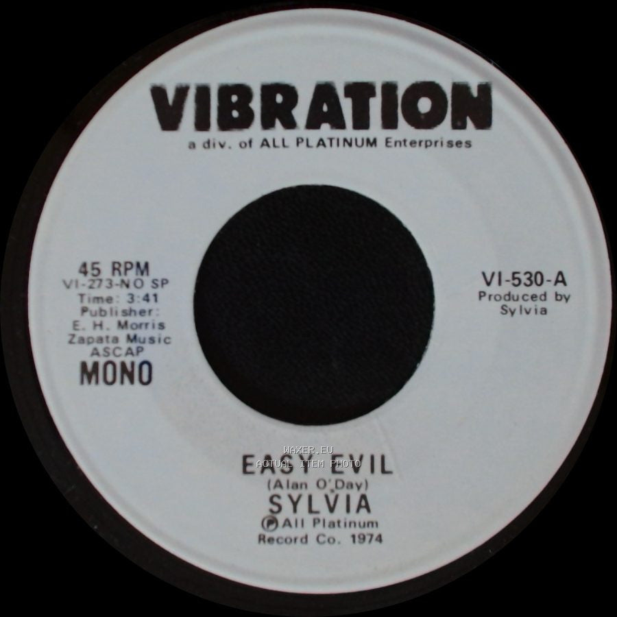 Sylvia - Easy Evil / Easy Evil side B