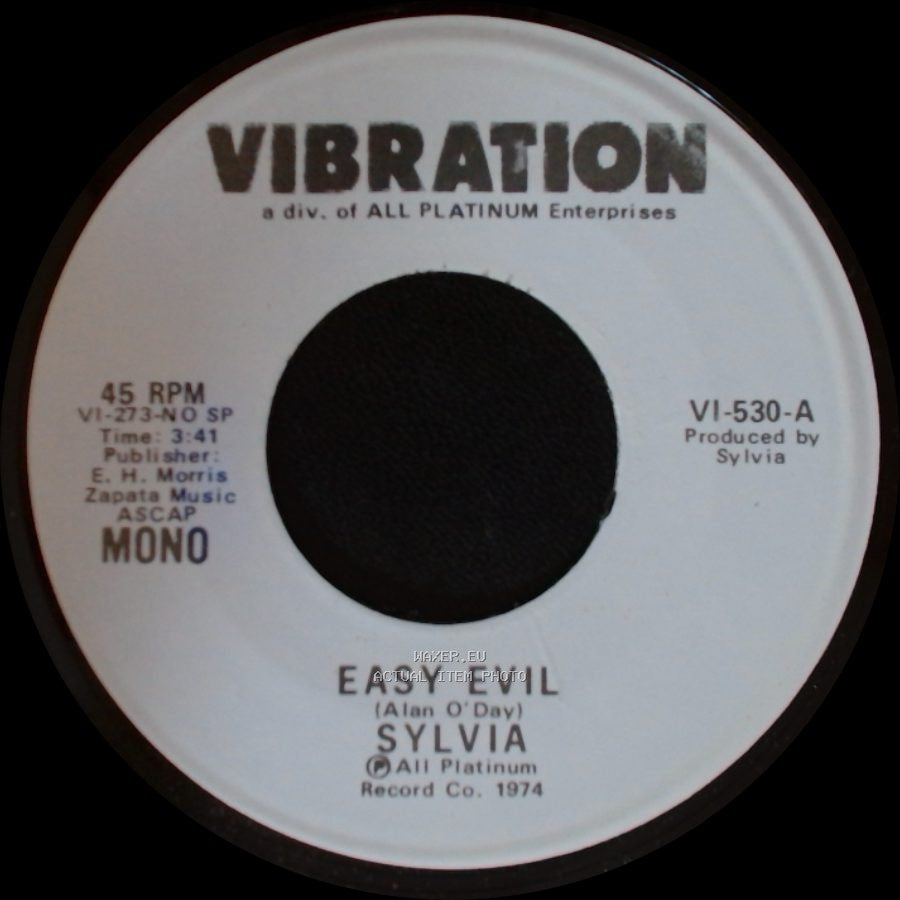Sylvia - Easy Evil / Easy Evil side B